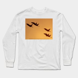 F-16 and CF-18 Formation Gold 1-Sided Long Sleeve T-Shirt